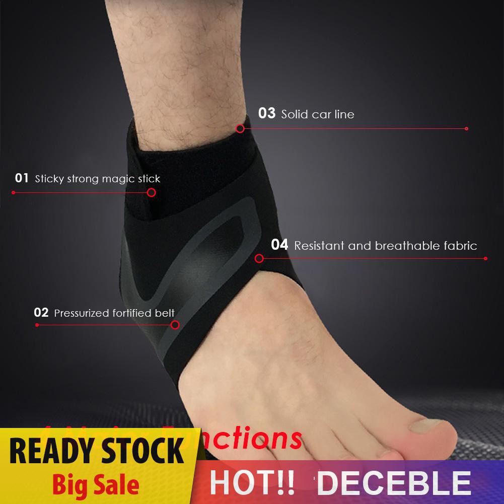 Deceble Compression Sports Basketball Ankle Support Breathable Ankle Brace Guard