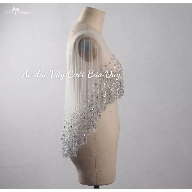 Áo choàng lưới tiệc cô dâu hoặc tiệc