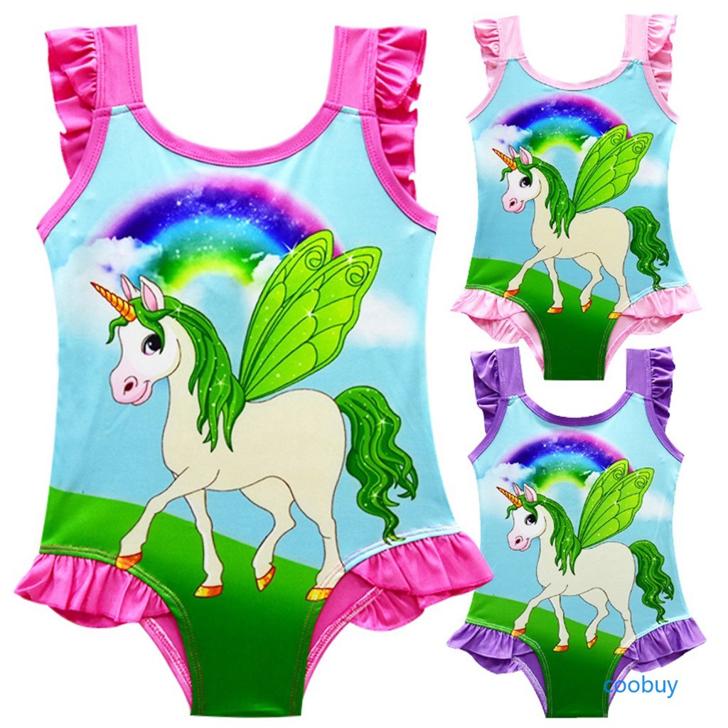 Đồ bơi hình ngựa Unicorn cho bé gái