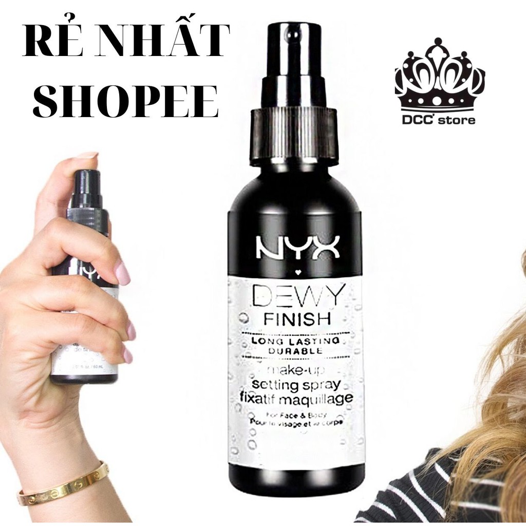 Xịt Khoá Nền Giữ Lớp Trang Điểm Nyx Long Lasting Setting Spray