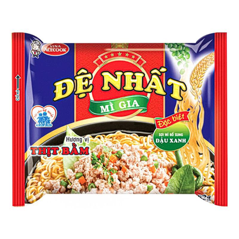 THÙNG MÌ ĐỆ NHẤT VỊ THỊT BẰM - 30 GÓI