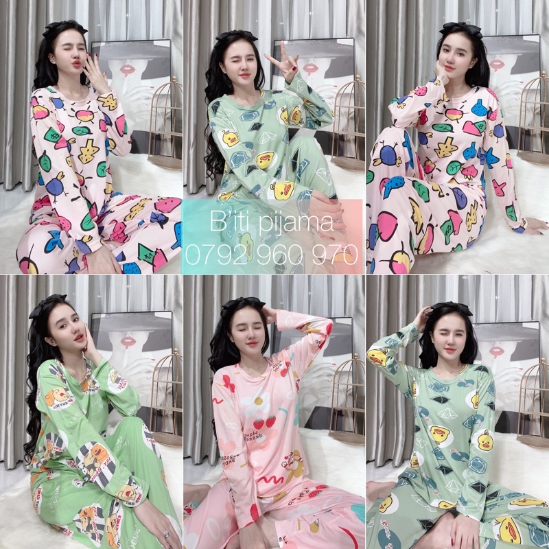 Bộ thun quảng châu in hình