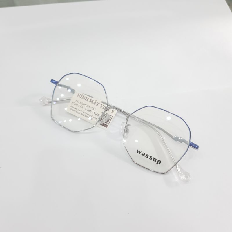 Gọng kính kim loại ombre màu xanh biển