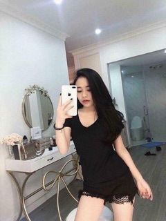 ÁO PHÔNG CỔ TIM RỘNG NỮ SIÊU HOT