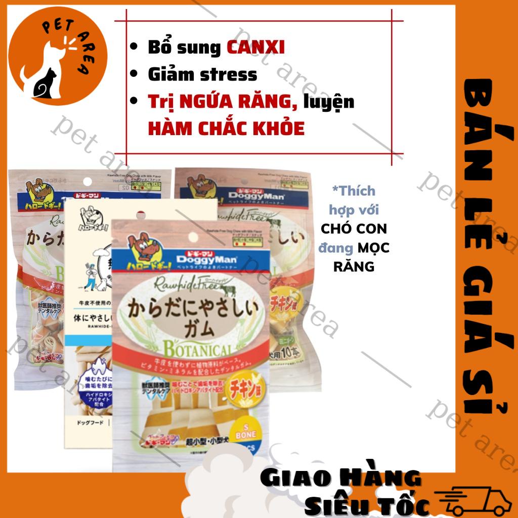 [Siêu Rẻ][Date xa]Xương Thưởng Cho Chó Cưng DOGGY MAN Hương Vị Sữa, Gà