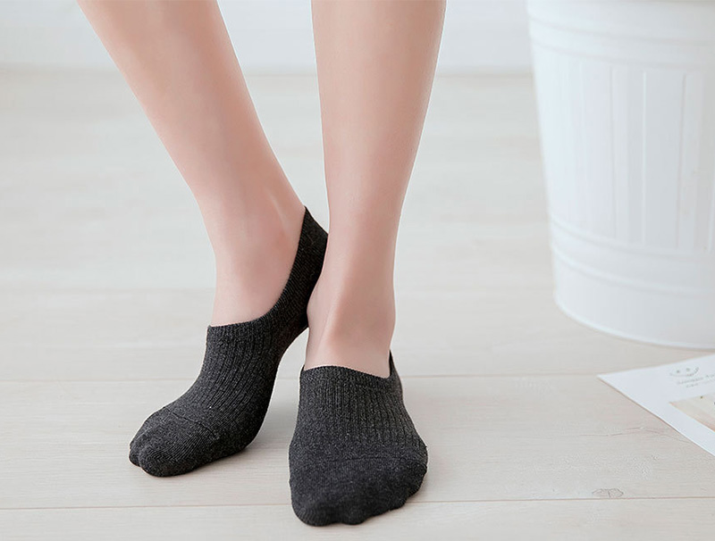 Đôi Vớ Thuyền Cotton Thoáng Khí Chống Trượt Thời Trang Cho Nữ