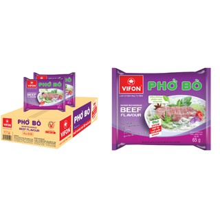 Thùng 30 Gói Phở Bò VIFON 65g/Gói
