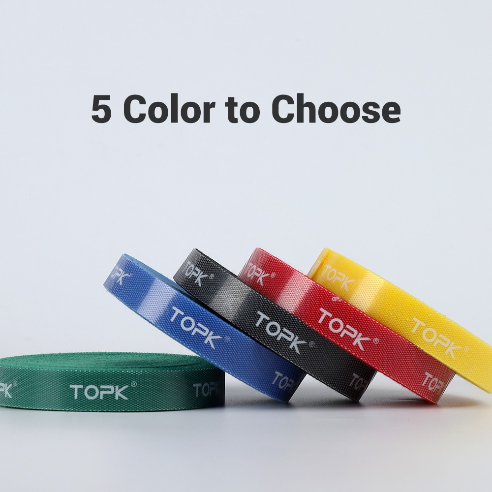 Dây quấn Velcro Topk chống rối cho dây cáp - tai nghe