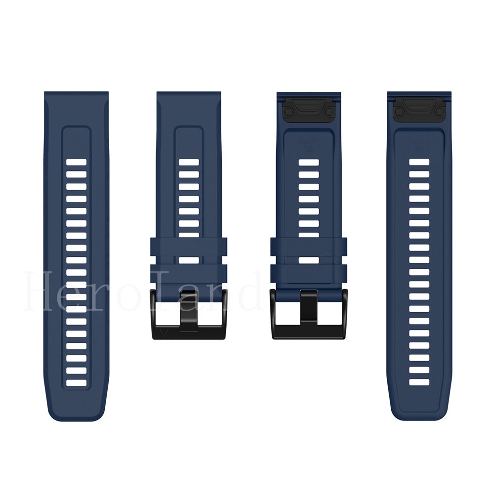 Dây Đeo Bằng Silicone 26mm Cho Garmin Fenix 7X 6X 6XPro 5X Easyfit Garmin Fenix 3 HR