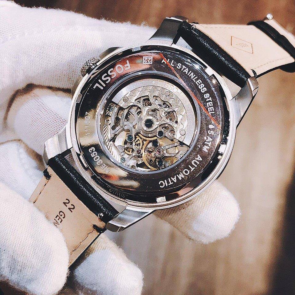 ĐỒNG HỒ NAM FOSSIL GRANT AUTOMATIC SELF WIND SKELETON DIAL MEN'S ME3053
