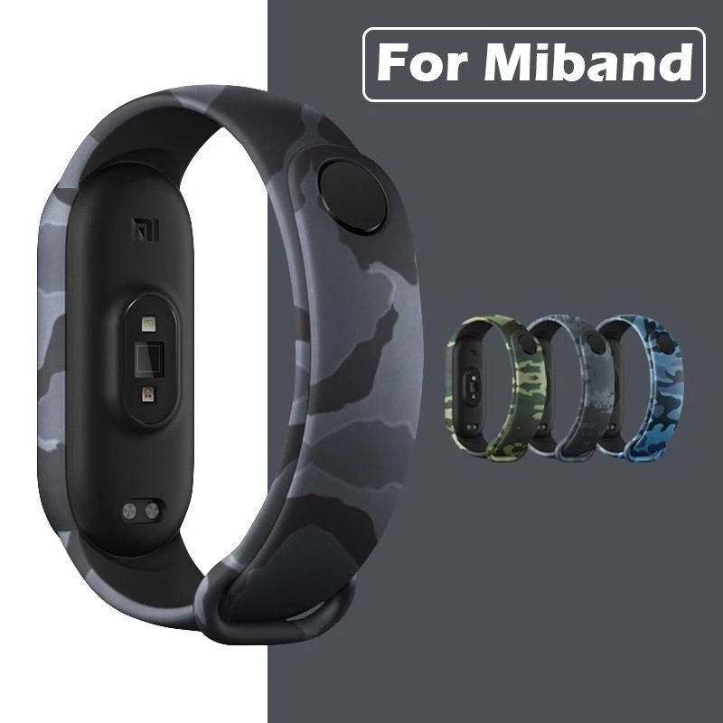 Dây Đeo Silicon Mềm Họa Tiết Rằn Ri Cho Đồng Hồ Mi Band 7/Mi Band 7