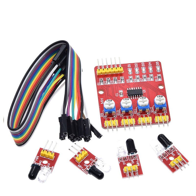 Mô Đun Công Tắc Cảm Biến Hồng Ngoại 1 4 5 8 Kênh TCRT5000 IR Cho Arduino