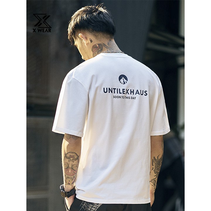 [HOT2021] Áo thun nam Unisex thòi trang tay lỡ 100%cotton TS11