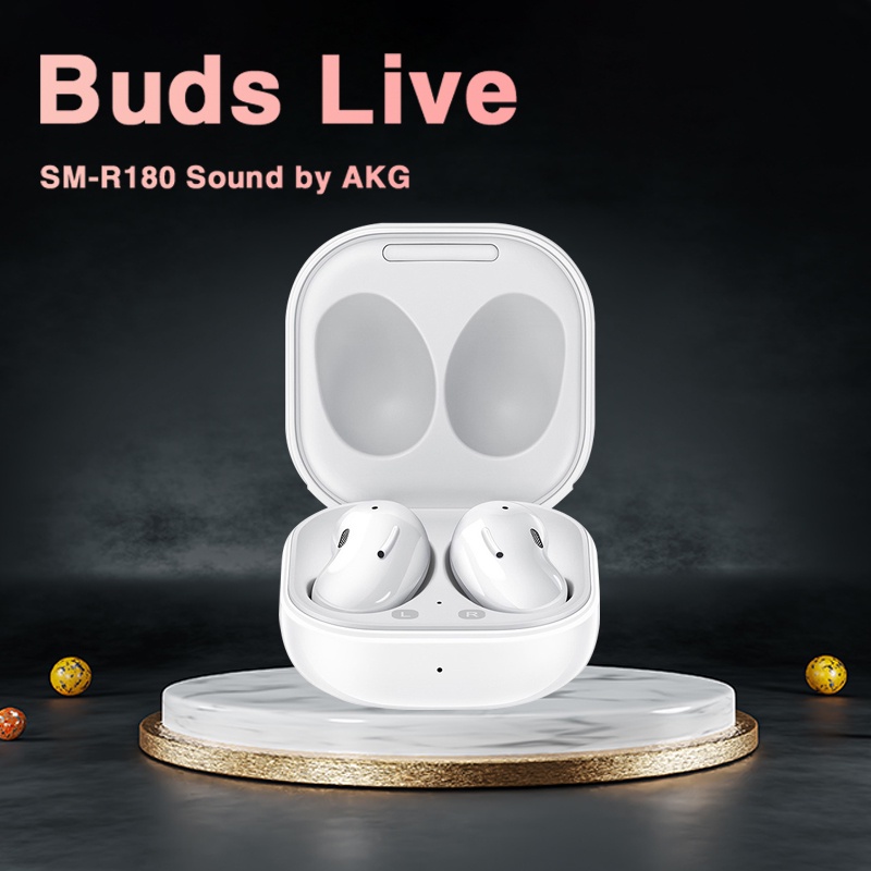 Tai Nghe Bluetooth Galaxy Buds Live SM-R180 TWS 5.0- Âm thanh sống động, Bass âm trầm, mạnh mẽ, chống ồn hiệu quả