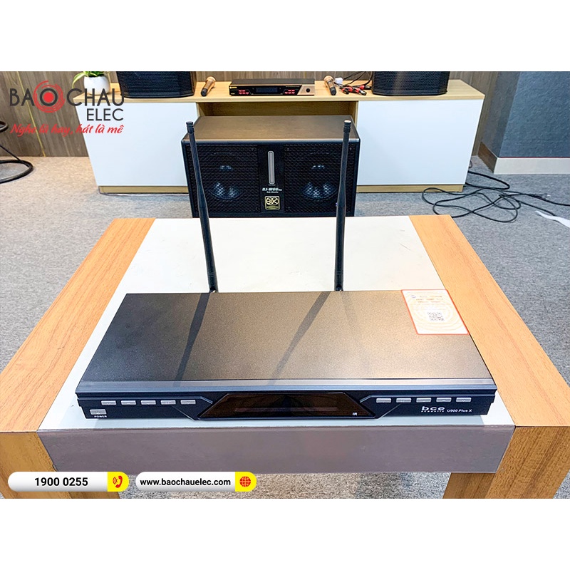 [CHÍNH HÃNG] Micro Karaoke Không Dây BCE U900 Plus X | Hát Karaoke Hay, Chống Hú - 2 tay micro không dây + 1 đầu thu