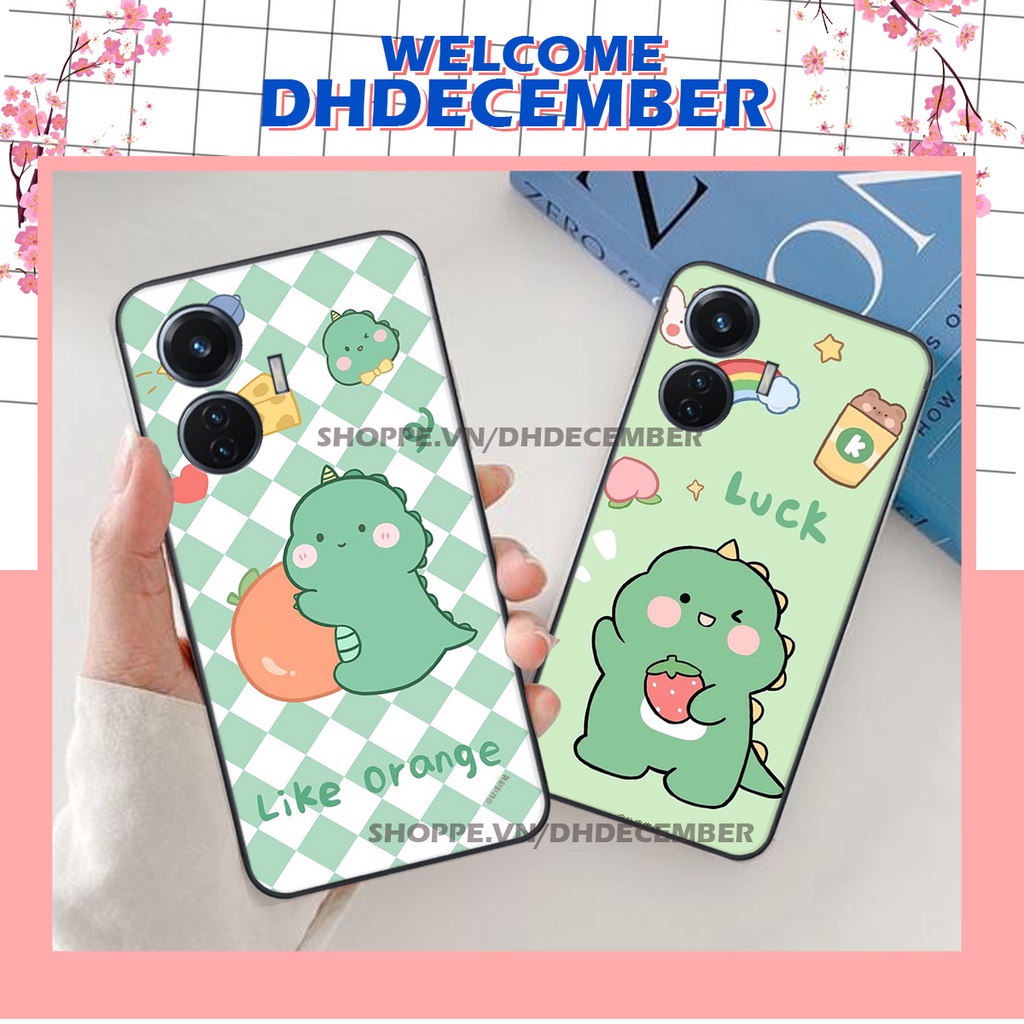Ốp lưng Vivo Y55 2022 - ỐP BẢO VỆ CAMERA in hình khủng long , gấu nâu xinh xắn, siêu cute  mà còn vô cùng RẺ -ĐẸP