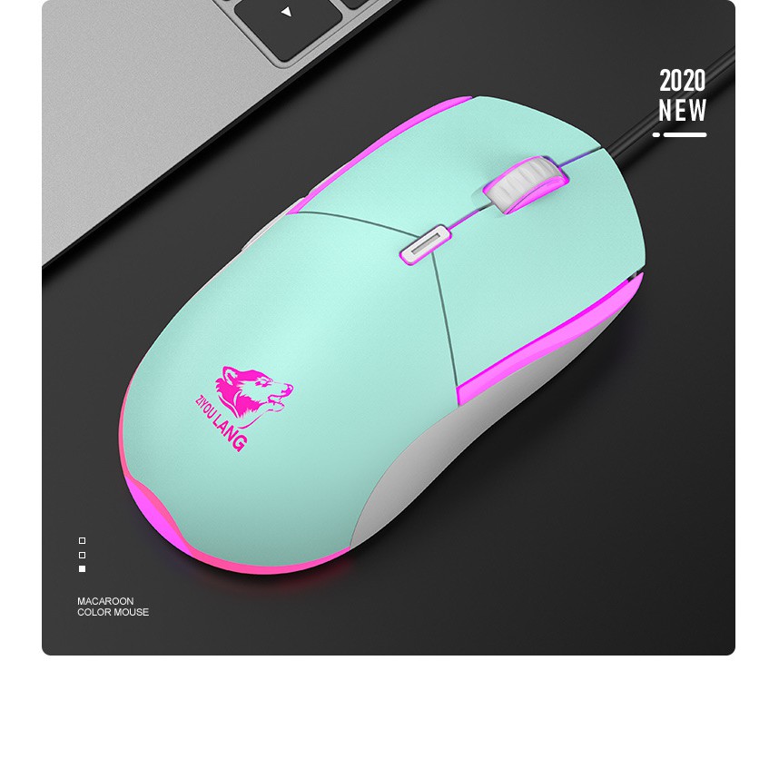 Bộ bàn phím CƠ kèm chuột màu Xanh Ngọc cực độc có LED RGB đổi màu nhiều chế độ cho máy tính laptop pc K2+V7 XANH