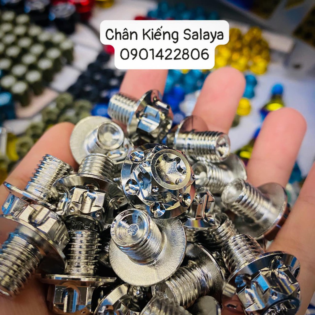 Ốc inox Salaya chân kiếng HONDA