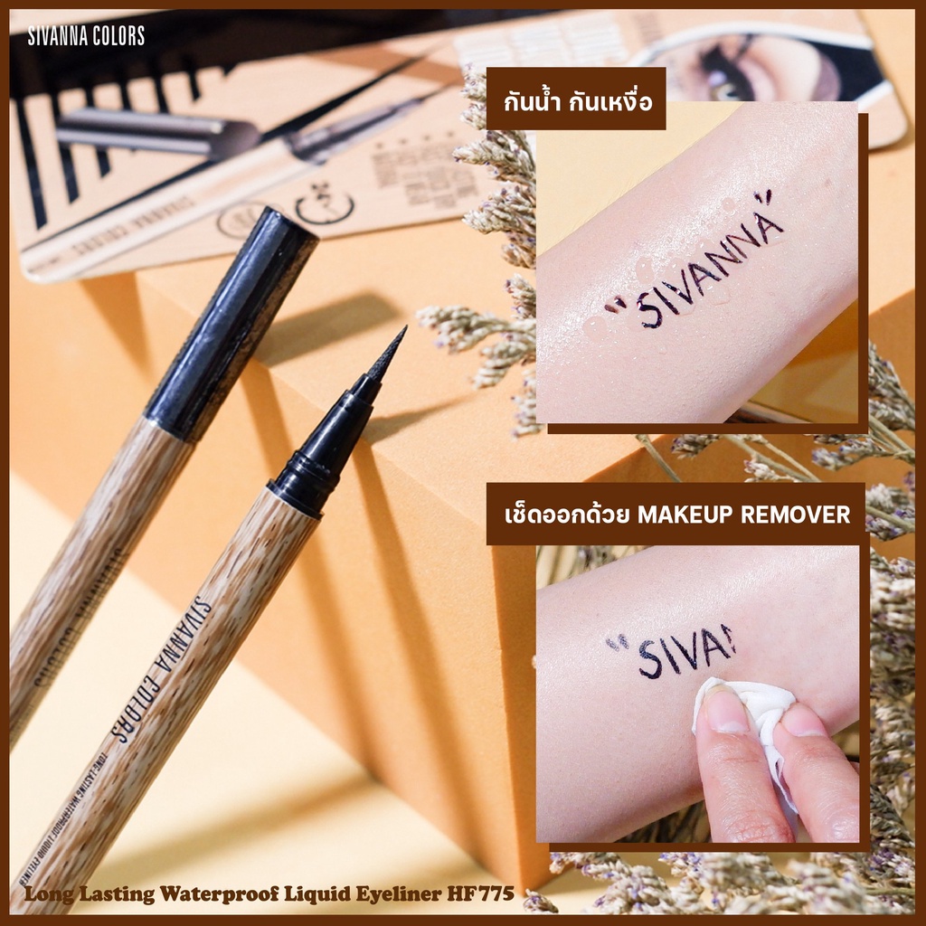 Kẻ Mắt Sivanna Long Lasting Waterproof Liquid Eyeliner HF775