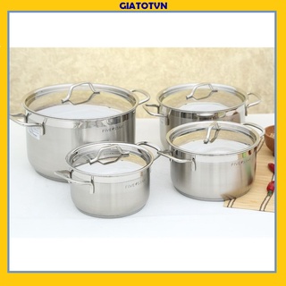 Xoong Nồi Inox Fivestar Đun được bếp từ Nhiều Kích Cỡ Tiện Ích ( Link size nhỏ 18cm, 20cm)