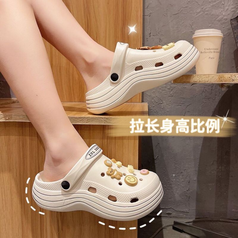 Dép cross đế dày nam nữ, sục nữ đi trong nhà, dép đi mưa mẫu mới hot 2022 VINA STORE