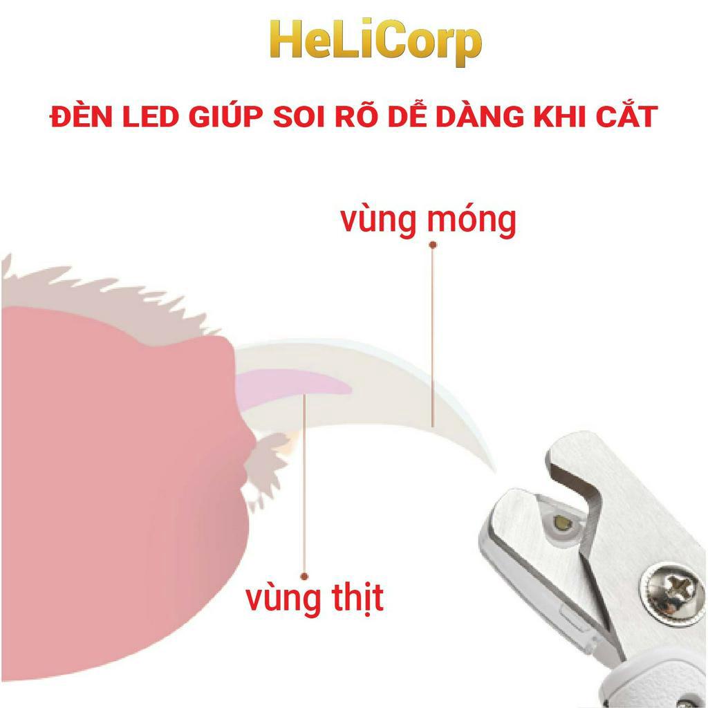 Kìm Bấm, Kéo Bấm Cắt Móng Cho Mèo Chó Petkit LED Pet Nail Clipper