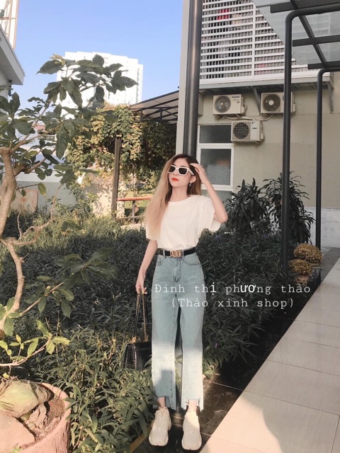 Quần baggy jean gấu rách lỗ, hình thật 100%, mã BN301 | BigBuy360 - bigbuy360.vn