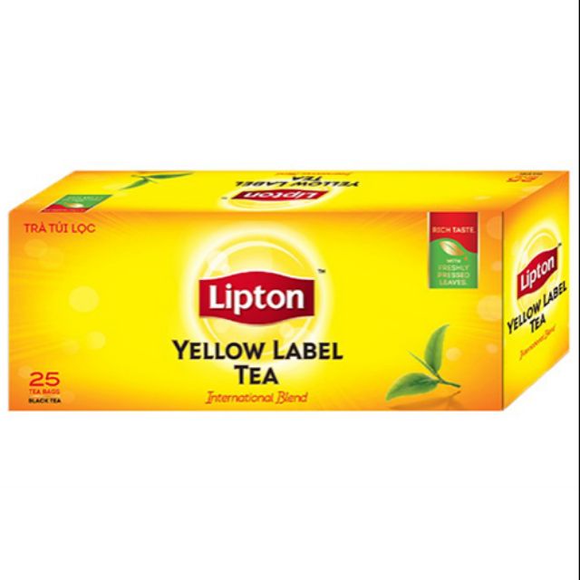 (HSD: T1/2023) Trà Lipton túi lọc 25 gói