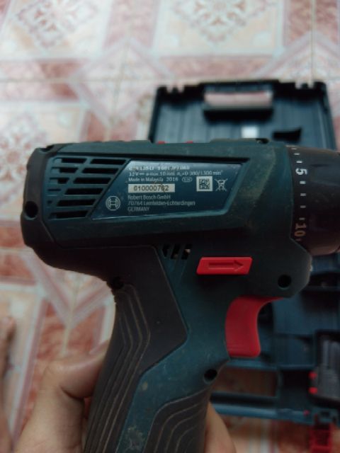 Máy khoan vặn vít dùng pin Bosch GSR 120-LI Professional  hàng chính hãng 100%
