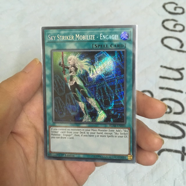 Thẻ bài Yugioh! Sky Striker Mobilize - Engage! (SCR)