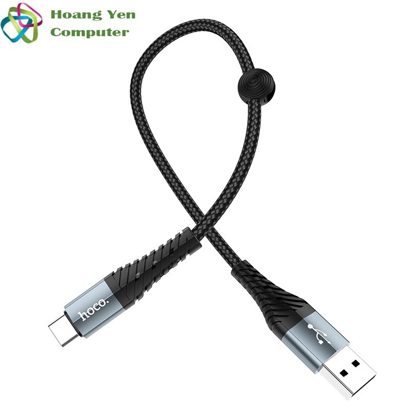 Cáp Sạc TYPE C Hoco X38 Dài 25CM Dây Dù Cho Android - BH 12 Tháng 1 đổi 1 (MÀU SẮC NGẪU NHIÊN)