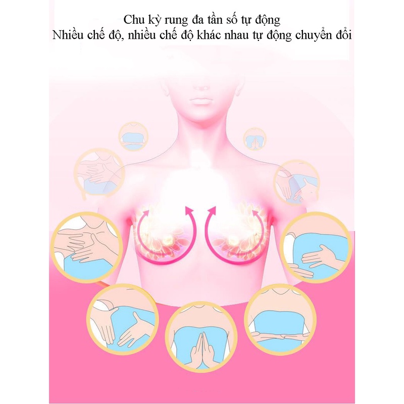 Máy massage nâng ngực cải thiện kích thước và tình trạng chảy xệ cho các chị em