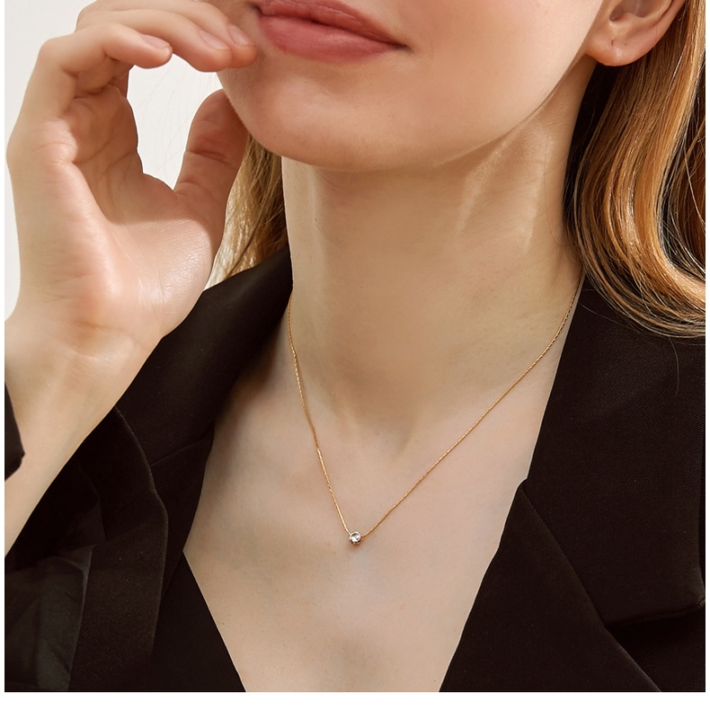 Dây chuyền titan xoàn nụ dây mảnh X9-104A - CAM KẾT KHÔNG BAY MÀU - BẢO HÀNH 12 THÁN