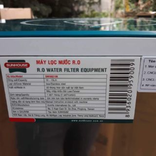 MÁY LỌC RO SUNHOUSE SHR88210K