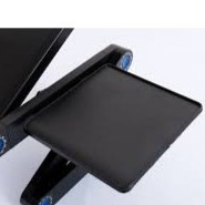 FREESHIP - Bàn gấp để laptop tùy chỉnh 360 độ T6 (đen, hồng)