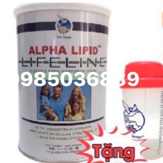 Sữa Alphalipid lifeline 450g Newzlan