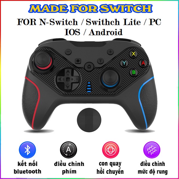 Tay Cầm Nintendo Switch S818 chơi game Android / IOS 15 / PC / Dualshock 4 full skill Fifa Online 4