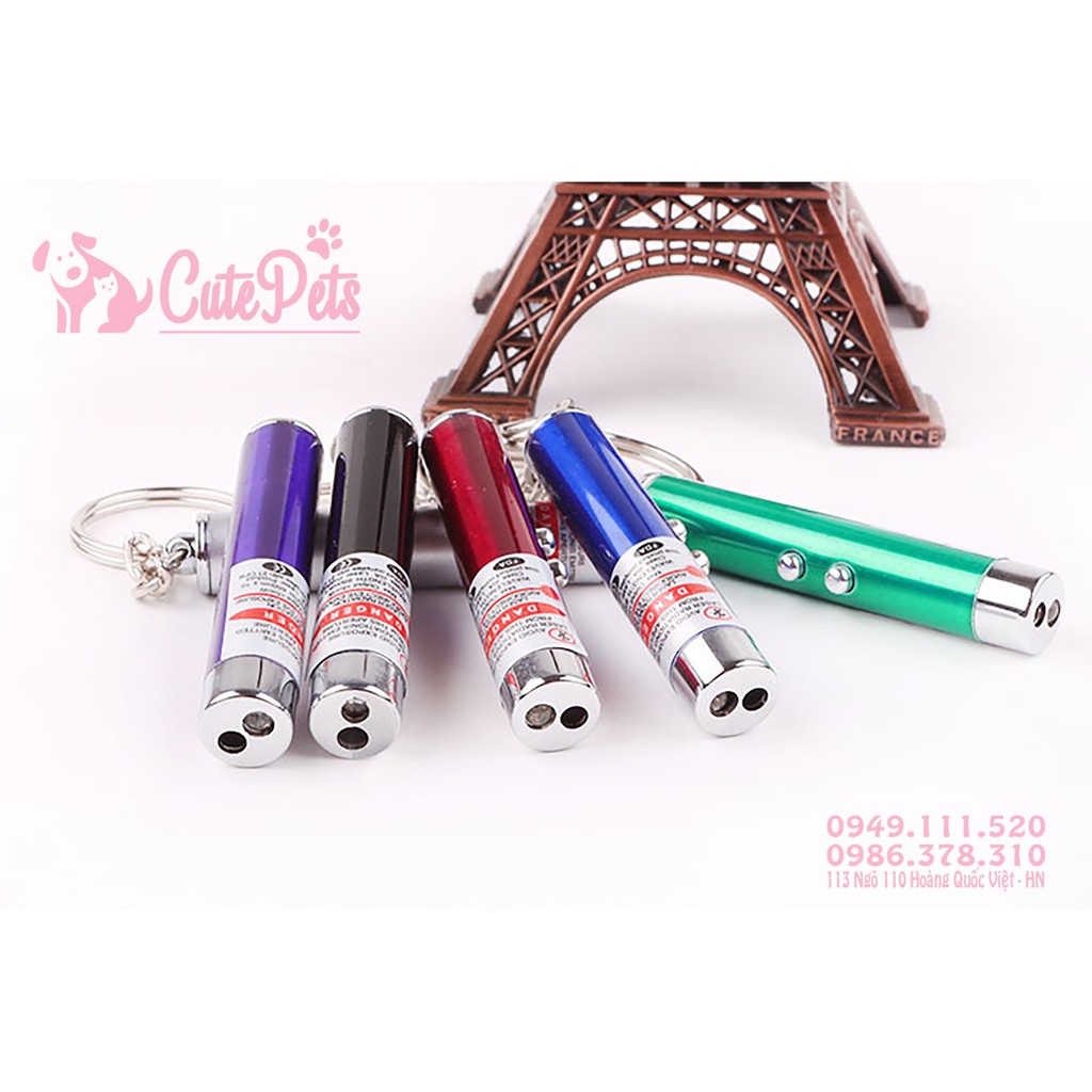 Đồ chơi cho mèo Đèn Lazer vờ mèo 2 in 1 Lazer và chiếu sáng - CutePets