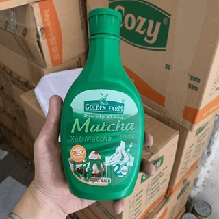 Topping sốt matcha golden farm 630g
