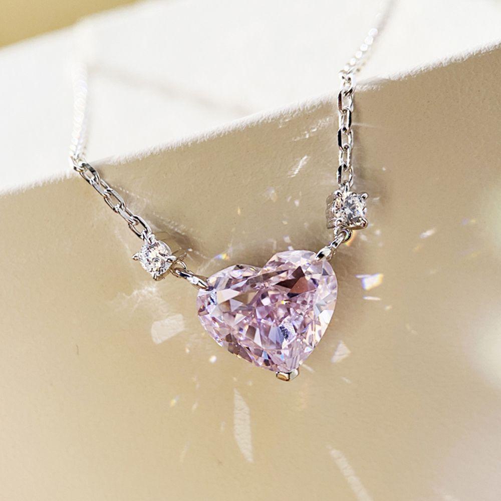 Vòng cổ Mặt Hình Trái Tim Phong Cách Hàn Quốc Thời Trang Cho Nữ