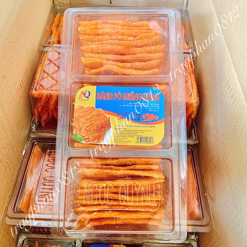 Bánh pò miếng vừng 3 ngăn (hộp 320g)