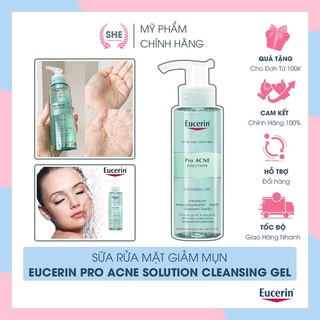 Sữa Rửa Mặt Giảm Mụn Eucerin Pro Acne Solution Cleansing Gel
