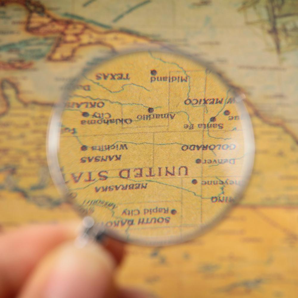 JUNE Vòng cổ Mặt Kính Lúp Phóng Đại Mới