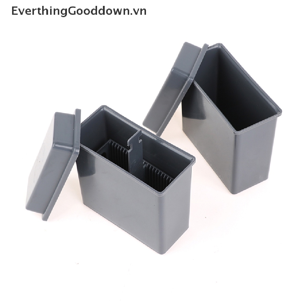 Everthinggooddown Giá Đỡ Lọ Thủy Tinh 24 Ngăn Có Rãnh Trượt Bằng Chất Liệu Inox Dùng Trong Kính Hiển Vi