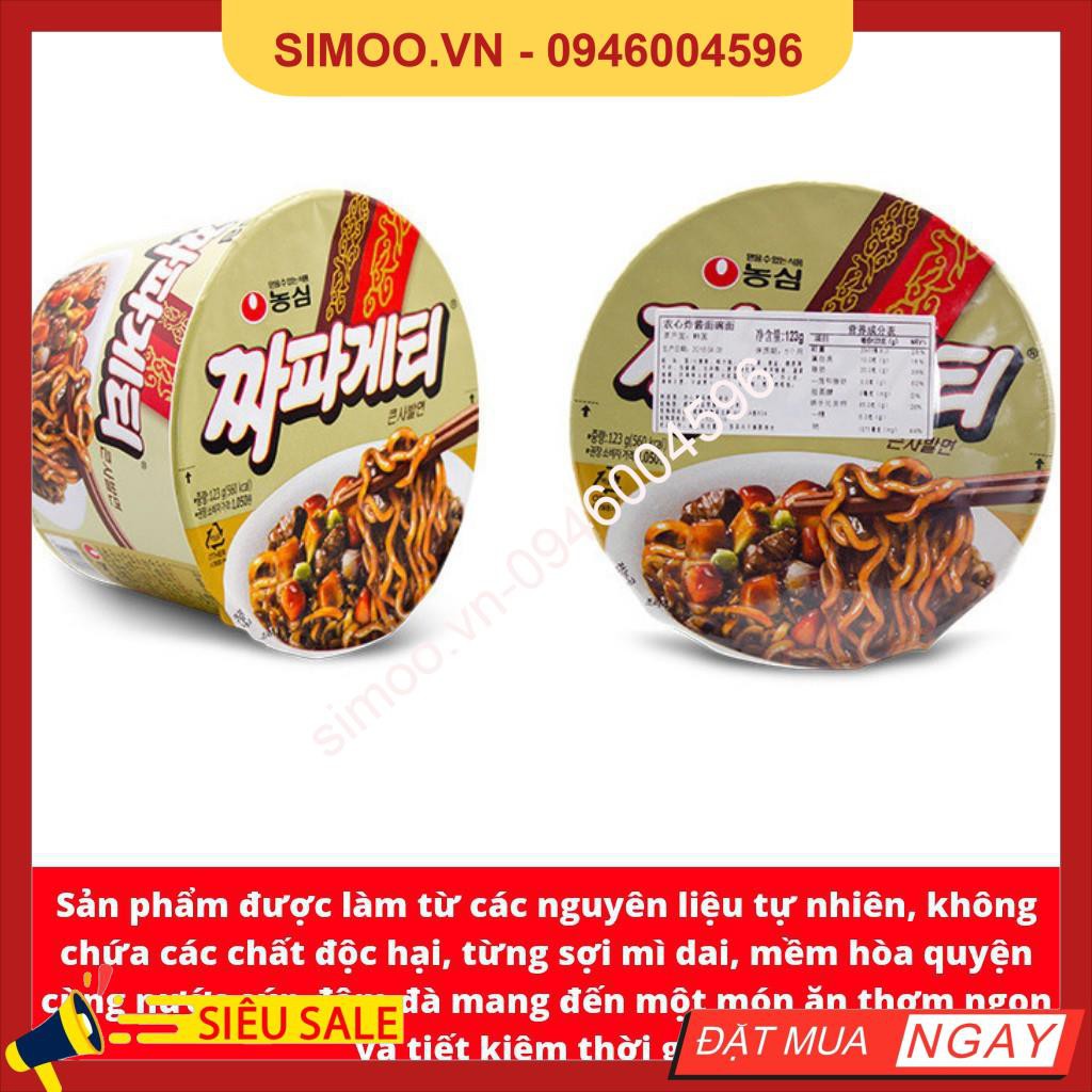 💥 ⚡ SẢN PHẨM CHÍNH HÃNG ( MÌ TRỘN JAJANG NONGSHIM HÀN QUỐC TÔ 123G