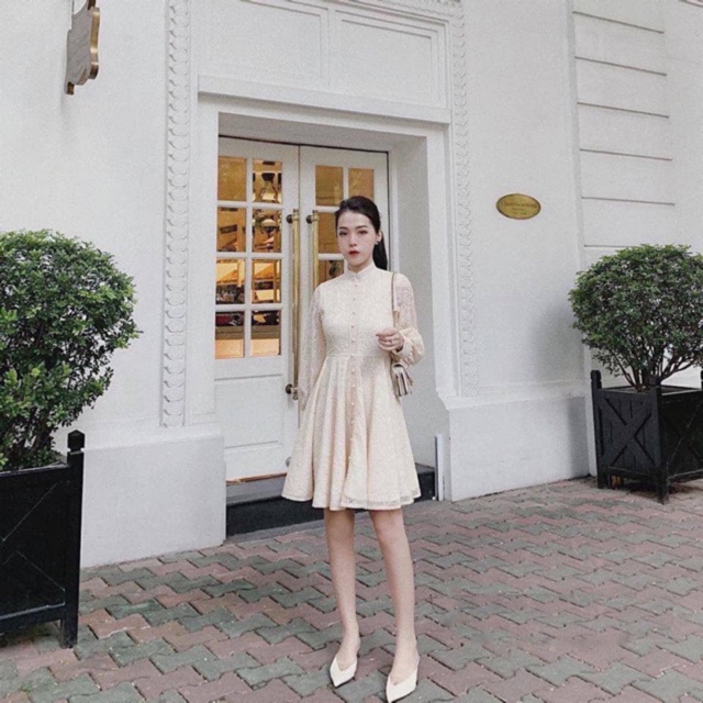 VÁY PHA PHA REN TAY DÀI
