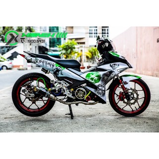 Decal Tem Trùm Xe Exciter 150 Mẫu Samurai
