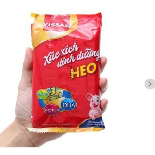 xúc xích dinh dưỡng heo vissan gói 175g(5 cây).Hsd 4 tháng