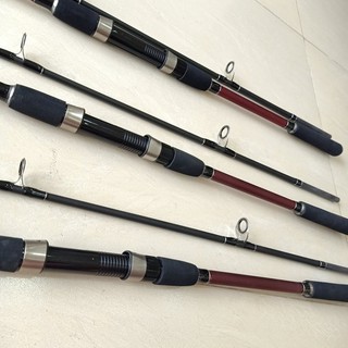 Cần Câu Cá 2 Khúc Ruby Siêu Cứng  2m4-2m7 Đọt 3ly2-CẦN CÂU 2 KHÚC CỨNG
