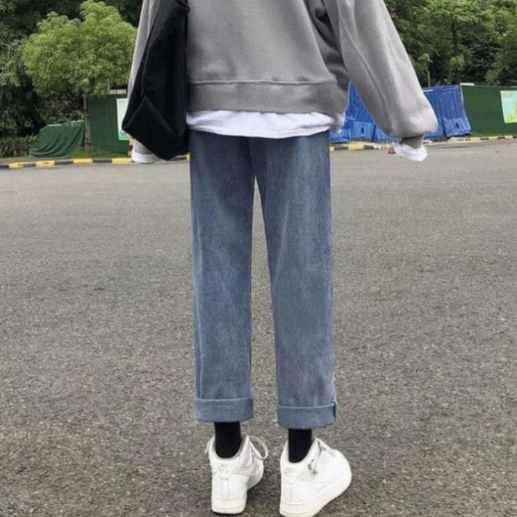 Quần Jean Nữ, Quần Baggy Nữ Dáng Suông Ống Rộng NS-01